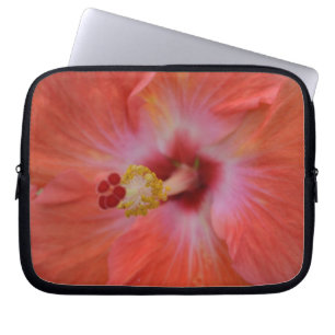 Capa Para Notebook Laptop Orange Hibiscus