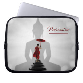 Capa Para Notebook Laptop Personalizado da Meditação Buda Monk Zen