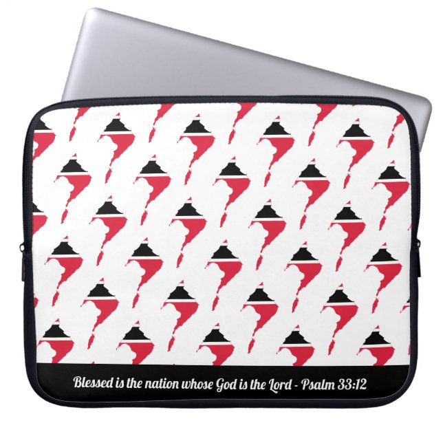 Capa Para Notebook Laptop Personalizado de Scripting TRINIDAD e TOBAG (Frente)