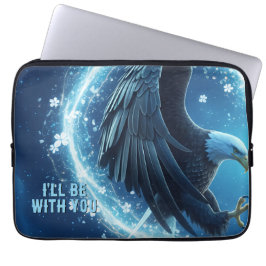 Capa Para Notebook Laptop Sleeve Bald Eagle Heart 1 - 13 Inch