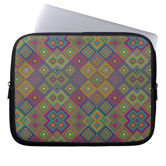Capa Para Notebook Laptop sleeve featuring a colorful (Frente)
