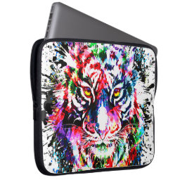 Capa Para Notebook Laptop Tiger Case | Abstrato de desenho colorido