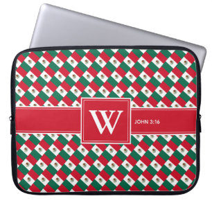 Capa Para Notebook Laptop Vermelho da Escritura Cristã do MÉXICO