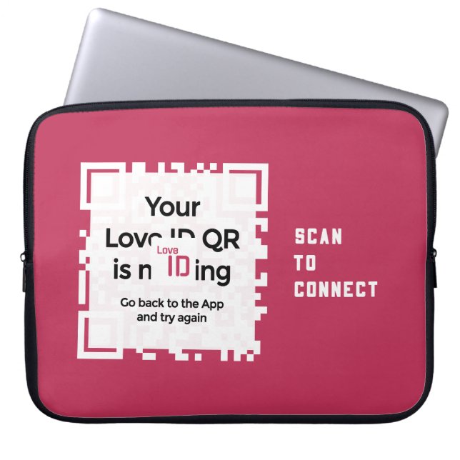 Capa Para Notebook Laptopschutzhülle - RED - QR - PURE Collection (Frente)
