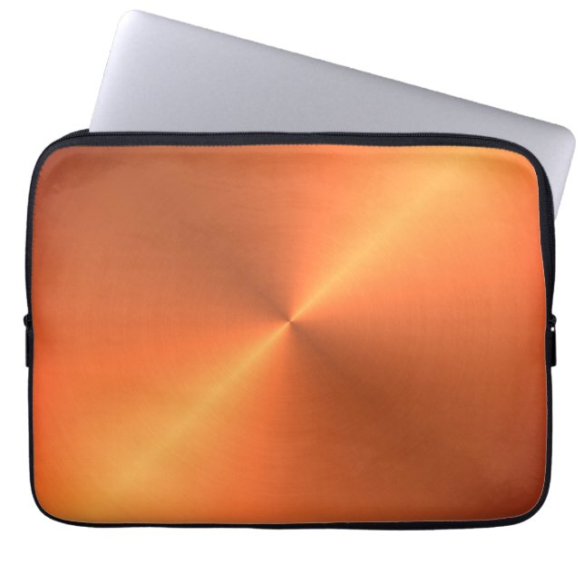 Capa Para Notebook Laranja Rust Shine (Frente)