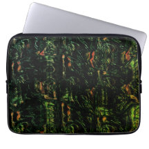 Latido de árvore sob vidro martelado verde