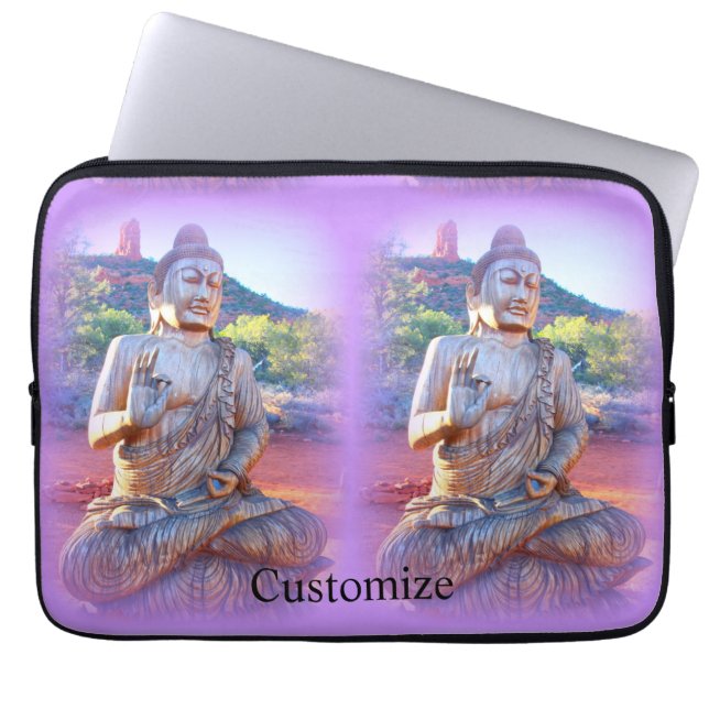 Capa Para Notebook lavanda aura buddha (Frente)