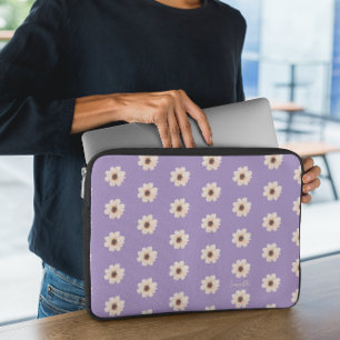 Capa Para Notebook Lavanda Chic Purple Floral