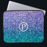 Capa Para Notebook Lavanda Purple & Teal Aqua Verde Brilhante<br><div class="desc">Design personalizado</div>