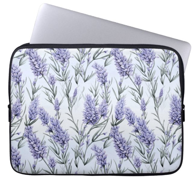 Capa Para Notebook Lavanda Roxo Elegante (Frente)