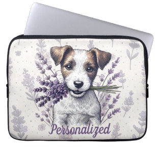 Capa Para Notebook Lavanda Terrier Love