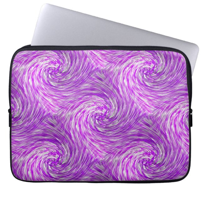 Capa Para Notebook Lavanda Twirls.... (Frente)