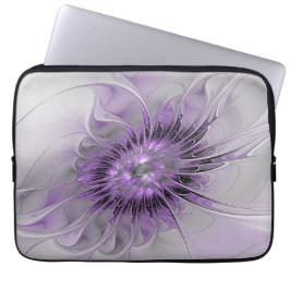 Capa Para Notebook Lavender Flower Dream Modern Abstract Fractal Art