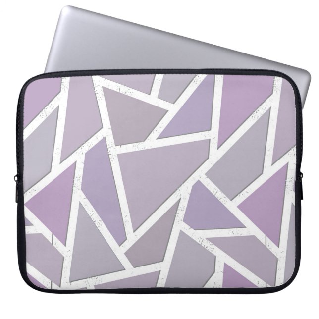 Capa Para Notebook Lavender mosaic pattern (Frente)