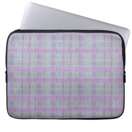 Capa Para Notebook Lavender Plaid Harmony 