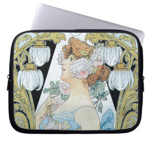 Capa Para Notebook Le Bec Liais por Alphonse Mucha