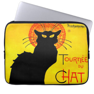 Capa Para Notebook Le Chat Noir Vintage