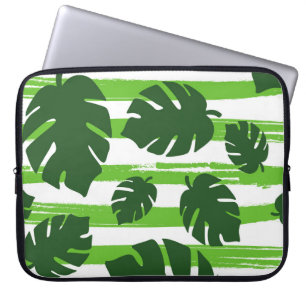Capa Para Notebook Lea de palma tropical exótica da selva de impressã