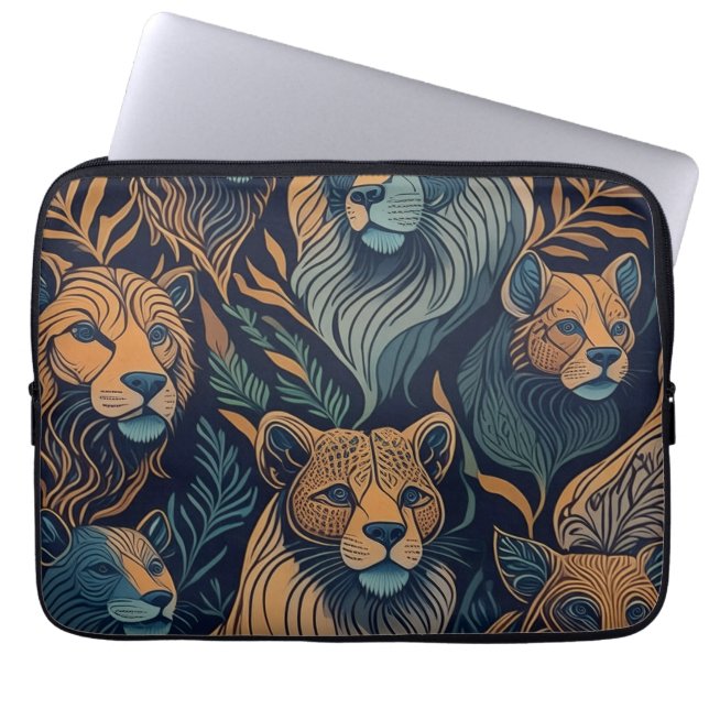 Capa Para Notebook Leão (Frente)