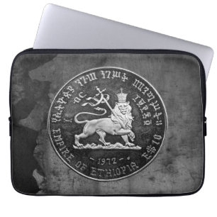 Capa Para Notebook Leão de Judá Selassie Rasta Reggae África Raízes