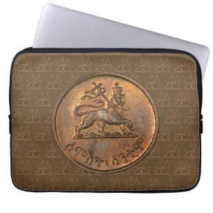 Capa Para Notebook Leão de Judá Selassie Rasta Reggae África Raízes
