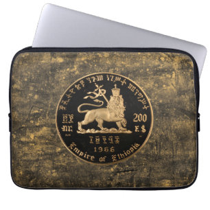Capa Para Notebook Leão de Judá Selassie Rasta Reggae África Raízes