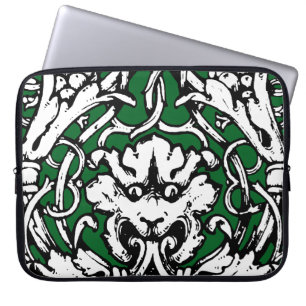Capa Para Notebook Leão Knotwork do Século 20 inicial