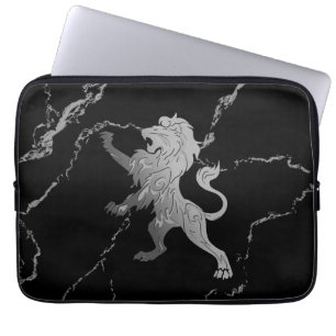 Capa Para Notebook Leão Real Prateado