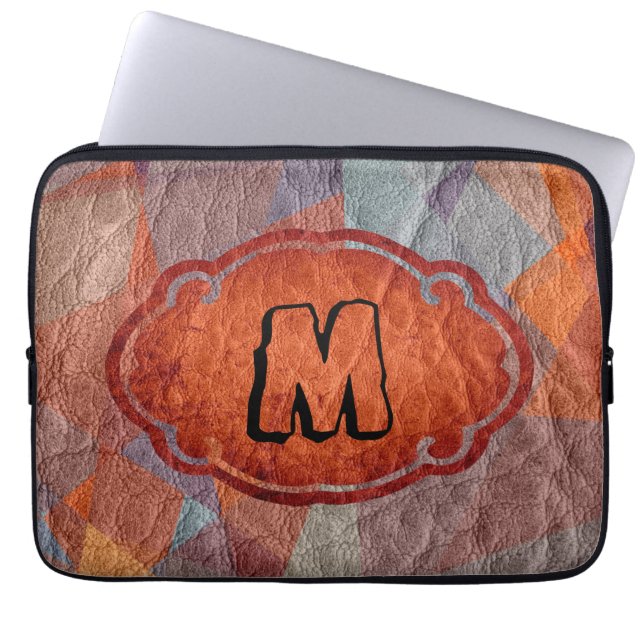 Capa Para Notebook Leather Vintage (Frente)