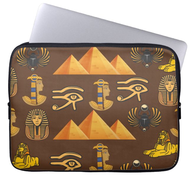 Capa Para Notebook Legado de Faraó: Antigos Padrões Egípcios (Frente)