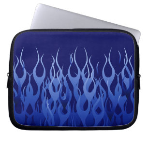 Capa Para Notebook Legal Chamas Azuis Bandeiras