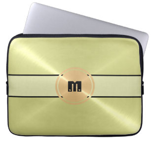 Capa Para Notebook Legal metal de aço inoxidável brilhante e botão