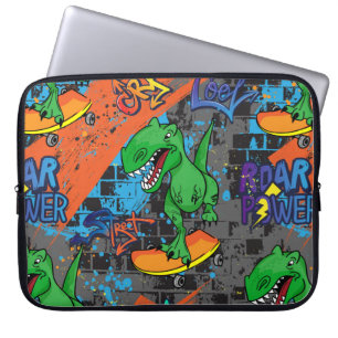 Capa Para Notebook Legal padrão perfeito e brilhante com dinossauro