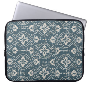Capa Para Notebook Legância Antica: Curvas Florais Sem Sede