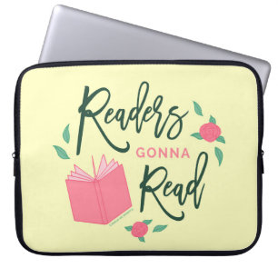 Capa Para Notebook Leitores Vão Ler Floral Literário