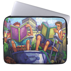 Capa Para Notebook Leitura de Verão