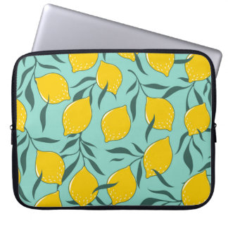 Capa Para Notebook Lemon Art Fashion Abstrato Seamless