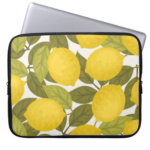 Capa Para Notebook Lemon Garden: Papel de parede sem fim com vinheta