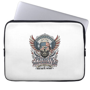 Capa Para Notebook Lenço Patriótico Rocker Glória Antiga Música Rock 