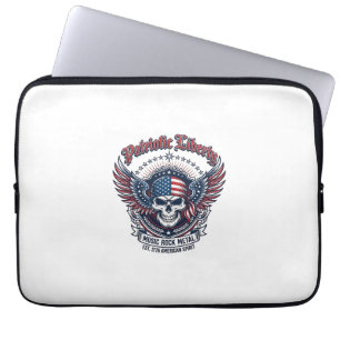 Capa Para Notebook Lenço Patriótico Rocker Old Glory Música Rock Meta
