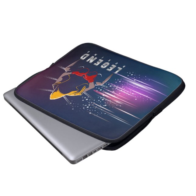 Capa Para Notebook Lendas do Boxe | 15" (Frente Inferior)