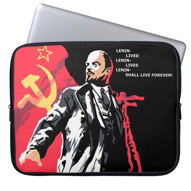 Capa Para Notebook Lenin Lives! Bolsa para Laptop (Frente)