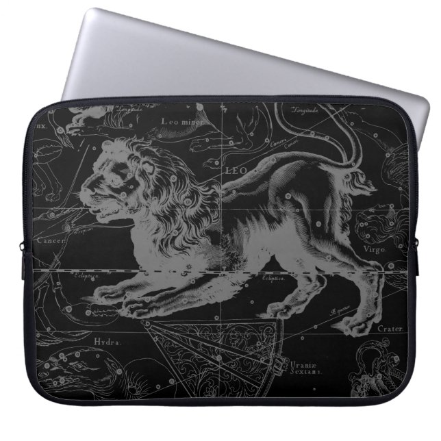 Capa Para Notebook Leo Constelle Hevelius 1690 Decor (Frente)