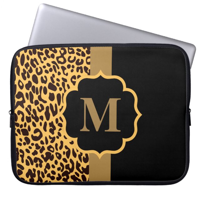 Capa Para Notebook Leopard Pattern (Frente)