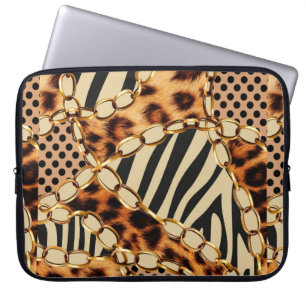 Capa Para Notebook Leopard Pattern, Leopard Print, Animal print, 