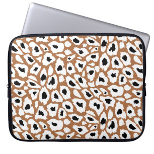 Capa Para Notebook Leopard Print: Design de animais africanos.