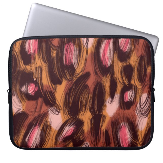 Capa Para Notebook Leopard Spots African Animal Standard (Frente)