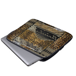 Capa Para Notebook Leopardo Africano em Movimento
