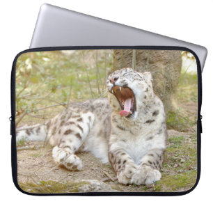 Capa Para Notebook Leopardo da neve fotográfica, capas de laptop de 