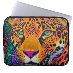 Capa Para Notebook Leopardo Luminoso 